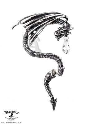 Alchemy Gothic Crystal Dragon Ear Wrap