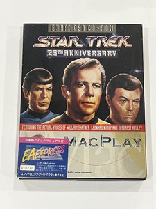 *STAR TREK* Star Trek ENHANCED CD-ROM 25TH ANNIVERSARY Macintosh present condition goods 