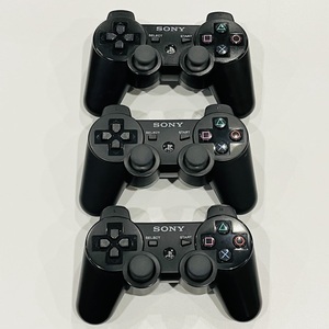 *PS3* беспроводной контроллер совместно 3 шт. SIXAXIS DUALSHOCK3 кабель нет текущее состояние товар 