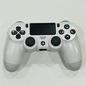 *PS4* wireless controller DUALSHOCK 4 CUH-ZCT2J gray ja-* white cable none present condition goods 