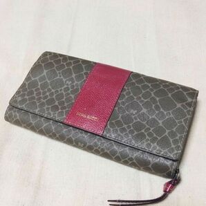 ニナリッチ 長財布 レッド nina rich 財布 ウォレット レディース 赤 モノグラム