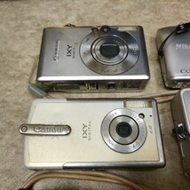 1円スタート デジタルカメラ ジャンク まとめ売り Canon IXY DIGITAL 60 700 PC1060 PC1169 PC1158 PENTAX Optio S40 Nikon COOLPIX S3500_画像2