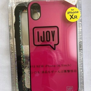 iDress iPhoneXR ケース IJOY アイジョイ 耐衝撃 衝撃吸収 フューシャピンク