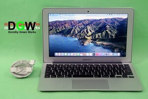 中古美品1! Early2014 MD712J/B MacBook Air 11.6” Core i5 DC1.4GHz 4GB SSD256GB OS11.7.10 Big Sur