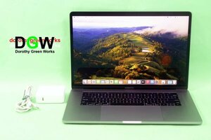 中古品1! 2019 MV952J/A MacBook Pro 15.4” Retina Core i9 8-Core 2.4GHz 32GB SSD1TB US-Key OS14.4.1 Sonoma SpaceGray