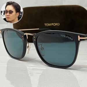 希少！TOM FORD トムフォード サングラス 朝倉未来 着用モデル TF672 アイウェア メガネ 眼鏡 めがね ゴールド 黒