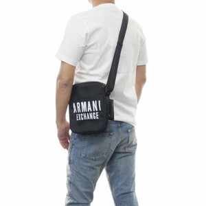 新品タグ付き ネイビー ARMANI EXCHANGE アルマーニ エクスチェンジ ショルダーバッグ 斜めがけバッグ