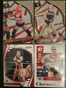 panini WWE 2022 ロンダラウジー　他 4枚セット　WWEカード topps プロレスカード