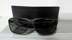 日本製 美品 PORSCHE DESIGN Titanium サングラス メガネクロス ケース付き 送料込