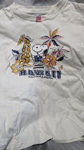 Vintage PEANUTS 東洋エンタープライズ㈱ MADE IN U.S.A. Tシャツ Lサイズ SUN SURF オマケ付き 送料込 