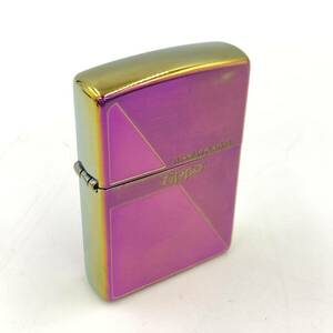 4.3NB-E1383★ZIPPO★TITANIUM PLATING ジッポ ジッポー 2021年製 オイルライター lighter 喫煙具 DA9/DE0