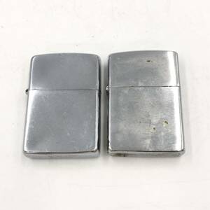 4.11KI-E1431★ZIPPO2点★1点訳アリ! ジッポ ジッポー シルバー silver 無地 オイルライター lighter 喫煙具 コレクションDA0/DB0