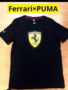 未使用に近い　フェラーリ× PUMA Tシャツ　M ブラック