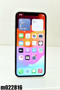 白ロム SIMフリー docomo SIMロック解除済 Apple iPhoneXs 64GB iOS17.4.1 シルバー MTAX2J/A 初期化済 【m022816】