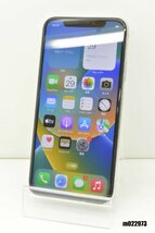 白ロム SIMフリー docomo SIMロック解除済 Apple iPhoneX 64GB iOS16.7.7 Silver MQAY2J/A 初期化済 【m022973】_画像1