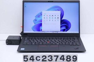 【ジャンク品】Lenovo ThinkPad X1 Carbon 6th Gen Core i5 8350U 1.7GHz/16GB/256GB(SSD)/Win11 バッテリー完全消耗 【54C237489】