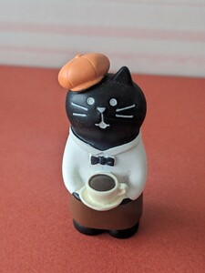 未使用 コンコンブル 黒猫マスター 黒猫カフェ ハロウィン concombre DECOLE フィギュア 置物