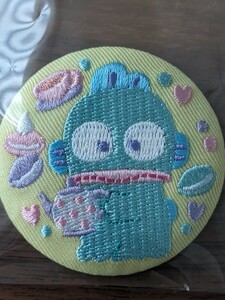 サンリオ 刺繍缶 ハンギョドン biscuit2 サンリオキャラクターズ 刺繍缶バッチ