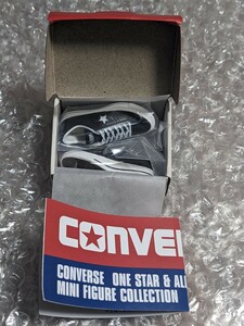 コンバース ONE STAR ブラック/ホワイト CONVERSE ONE STAR ＆ ALL STAR US HI MINI FIGURE COLLECTION ガチャガチャ バンダイ