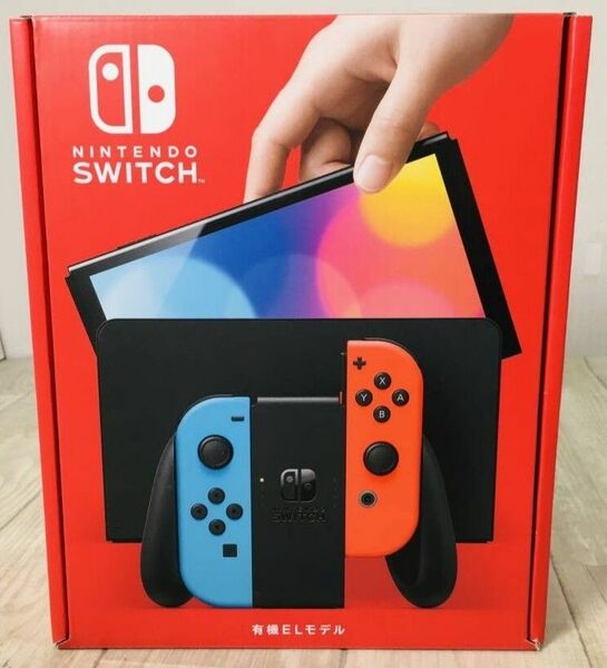 新品未開封 Nintendo Switch 有機ELモデル Joy-Con(L)ネオンブルー/(R)ネオンレッド 本体 スイッチ