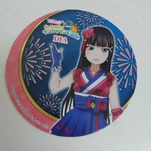 グッズ アニメ ラブライブ!サンシャイン 黒澤ダイヤ コースター サンシャインカフェ_画像1