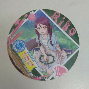  グッズ アニメ ラブライブ!サンシャイン 桜内梨子 コースター Aqours セガコラボカフェ ⑥ 伊能津