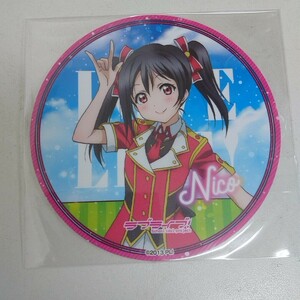 グッズ アニメ ラブライブ!サンシャイン 矢澤にこ コースター セガコラボカフェ ラブライブ!シリーズ 9th ANNIVERSARY! 第1弾