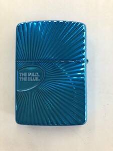 ★Zippoオイルライター　マイルドセブン　THE MILD THE BULE アーマー　未使用品★