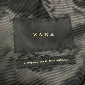 美品 ZARA ザラ セットアップ カジュアルスーツ 太ストライプ 希少 ウール テーラードジャケット パンツ の画像5