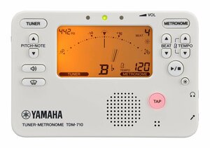 即決◆新品◆送料無料YAMAHA TDM-710IV アイボリー チューナー/メトロノーム/メール便