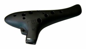 即決◆新品◆送料無料NIGHT by Noble ナイト プラスチック オカリナ ソプラノC調 ブラック(ラバー仕上) BLACK