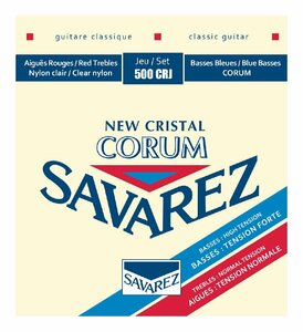 SAVAREZ 500CRJ×1 Mixed tension (Trebles:NormalBasses:High) CORUM/NEW CRISTAL Classical Guitar