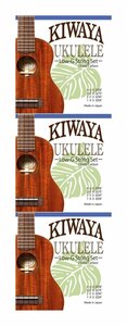  prompt decision * new goods * free shipping KIWAYA KFC-LG SET/3 set ukulele string LOW-G set / clear soprano concert tenor correspondence froro carbon / mail service 