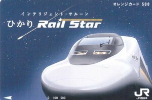 ひかりRail Star 前面　JR西日本フリーオレンジカード