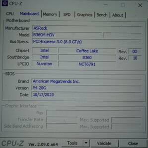 【動作確認済】ASRock B360M LGA1151(Intel第8世代/第9世代) マイクロATX マザーボード BIOS最新化 IOパネル付属の画像6