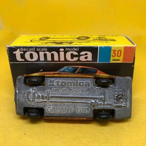 トミカ 香港製 黒箱 30 三菱 コルトギャラン GTO 当時物 絶版 ホンコンの画像5