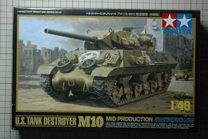  not yet constructed Tamiya 1/48 America M10.. tank ( middle period type )