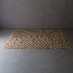 03009 インド製 ラグマット 203×135㎝ / 絨毯 敷物 カーペット インテリアの画像8
