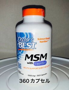 Doctor’s BEST MSM OptiMSM 1000mg 360カプセル