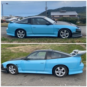 日産 S13 240SX 2ドアクーペ 書類無し AT 2ドア 部品取り車 2400cc 左ハンドルの画像10