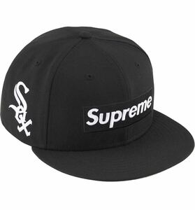 新品未使用 Supreme MLB Teames Box Logo New Era Cap Black 7 3/4