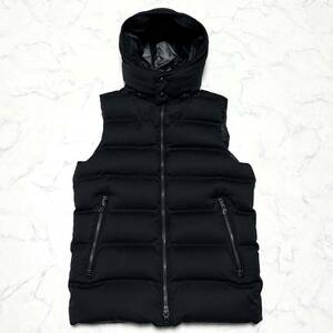 9835 beautiful goods!! Edifice EDIFICE down vest no sleeve the best tops outer garment hood removed possible black black men's 48 = L corresponding!!