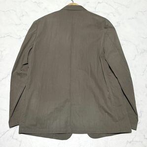 9834 清涼感漂う逸品!! ユナイテッド アローズ UNITED ARROWS テーラード ジャケット 背抜き 軽やか ソラーロ 玉虫色 ブラウン 茶 L!!の画像6