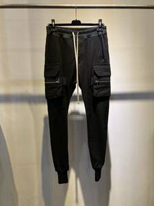 RICK OWENS リックオウエンス 新品 マストドン カーゴパンツ 48 ブラック