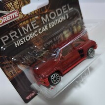 マジョレットミニカーPRIME MODEL HISTORIC CAR EDITION 3 RENAULT 5 TURBO ルノー 5 ターボ アカネ色メタリック未開封_画像3