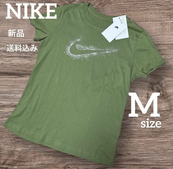 新品★NIKE★半袖tシャツ★スウッシュ★トレーニングウェア★Mサイズ