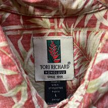 老舗ブランド TORI RICHARD ビンテージ　コットン総柄シャツ MADE IN HAWAII ハワイアンシャツ_画像2