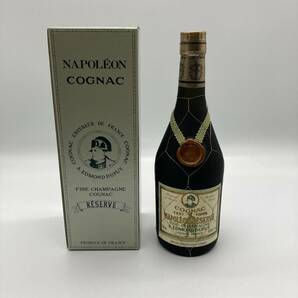 【未開栓】 A.EDMOND DUPUY エドモンド デュピュイ ナポレオン リザーブ 700ml 40％ ※20歳未満の方の入札は固くお断りしています。の画像1