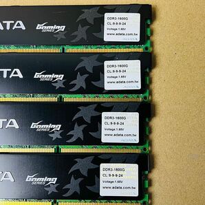 16GB 4GB 4枚 ADATA Gaming series デスクトップ用 メモリ DDR3 1600G(9) 4GX16 DDR3-1600 PC3-12800 AX3U1600GC4G9-2G CL9 1.65V 240pinの画像5