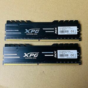 合計16GB 8GB 2枚 XPG GAMMIX D10 DDR4-2666 PC4-21300 1.2V AX4U266638G16-DBG デスクトップ PC メモリの画像1